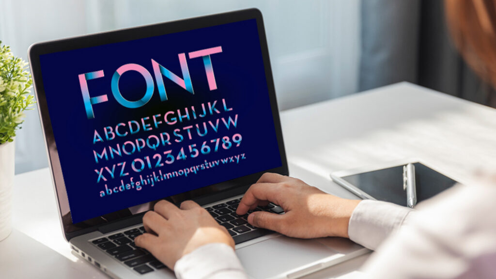 Schriftart erkennen aus Bild online